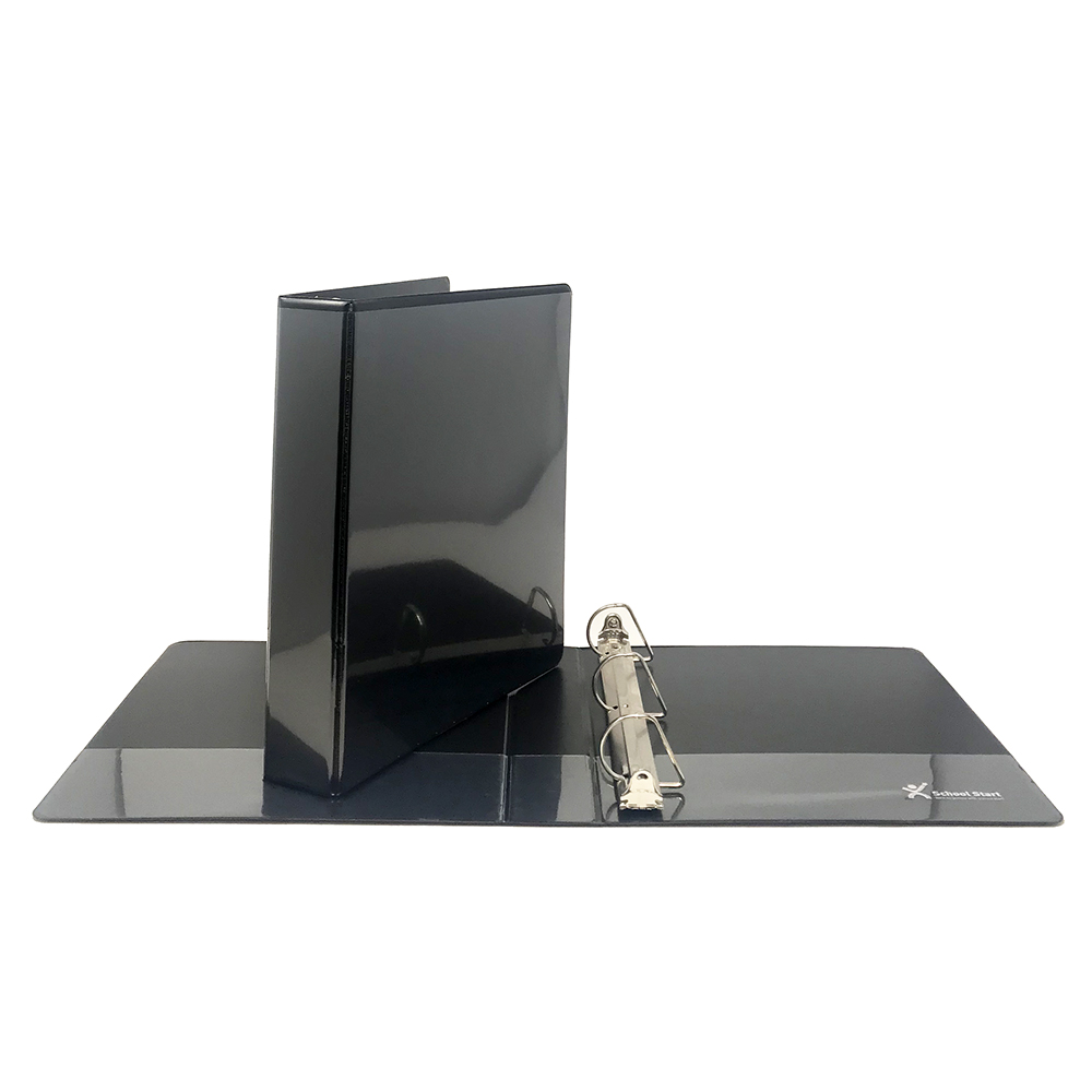 School Start D-Ring Easyview Binder (1.5" Black)